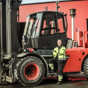 E120/600 heavy electric forklift 4 wheel